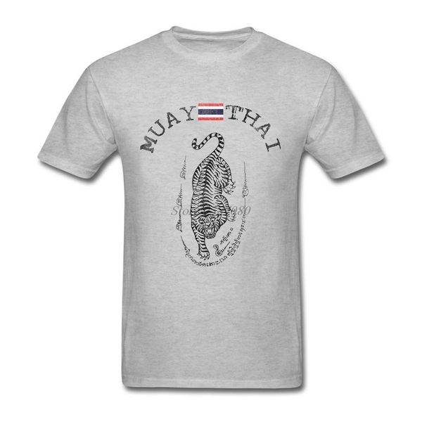 

muay thai kickboxing t shirt o-neck cotton custom short sleeve brand-clothing pop vintage big size men t-shirt