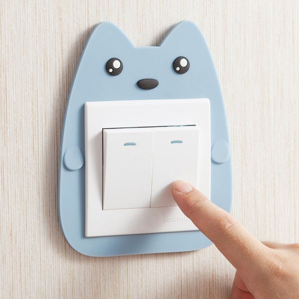 

настенный noctilucence стикер switch home decor самоклеющиеся силиконовые мультфильм cute