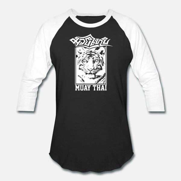 

tigar muay thai mma retro kickboxing mma training t shirt men custom tee shirt round neck letters gift funny casual leisure shirt