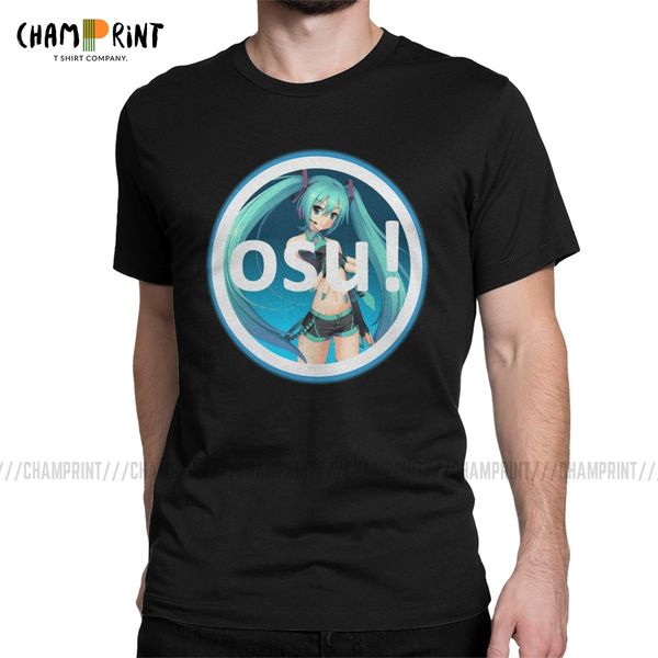 

osu life in a different world from zero t shirt men vintage t-shirt re zero kara hajimeru isekai seikatsu tee shirt unique