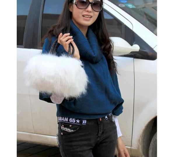

wholesale- famous brand rabbit fur women messenger bags ladies small handbags luxury design shoulder crossbody bag girls handleok
