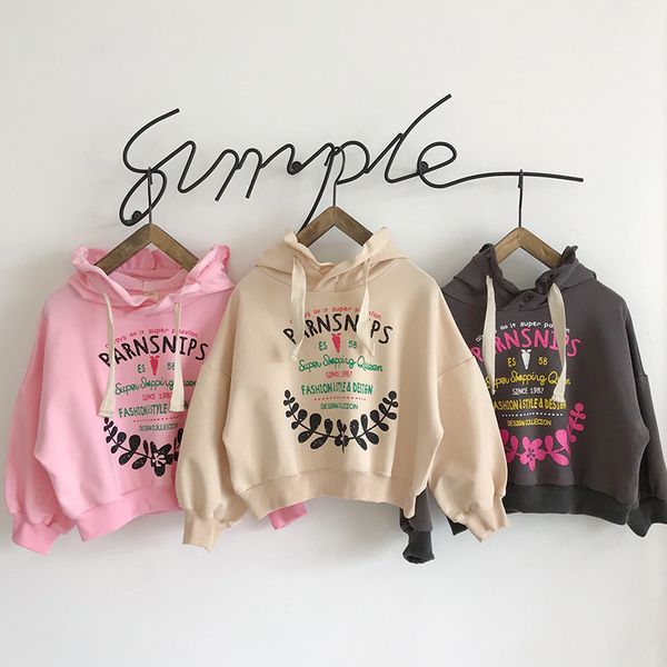 

new arrival baby boys girls sweatshirts winter spring autumn child plus velvet hoodies long sleeves sweater kids t-shirt clothes 200923, Black