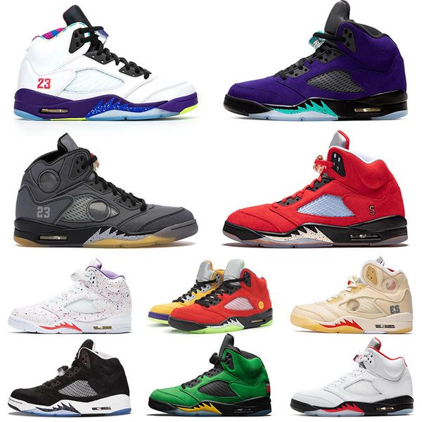 

jumpman 5 retro new 2020 men basketball shoes alternate grape black muslin trophy room what the se oregon women trainers sport shoes 36-47