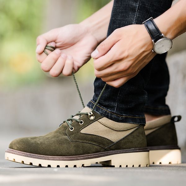 

british fashion retro tooling shoes men's casual shoes ultra light, absorption, comfortable, stylish, breathable sports sh