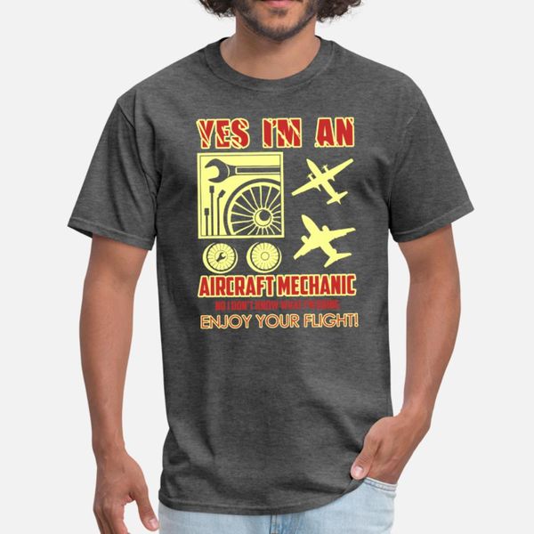 

самолет mechanic т рубашки мужчины создать короткий рукав круглый шеи уникальный сыпучие смешной весна осень письмо рубашку