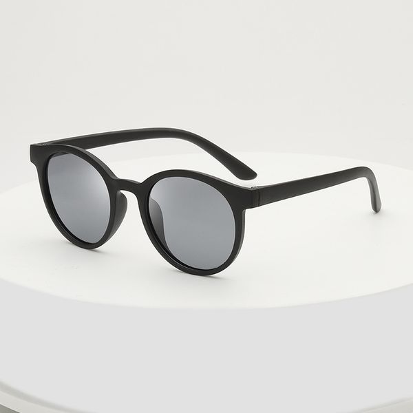 

vintage round children polarized sunglasses boys and girls anti-reflective sun glasses kids plastic glasses frame uv400, White;black