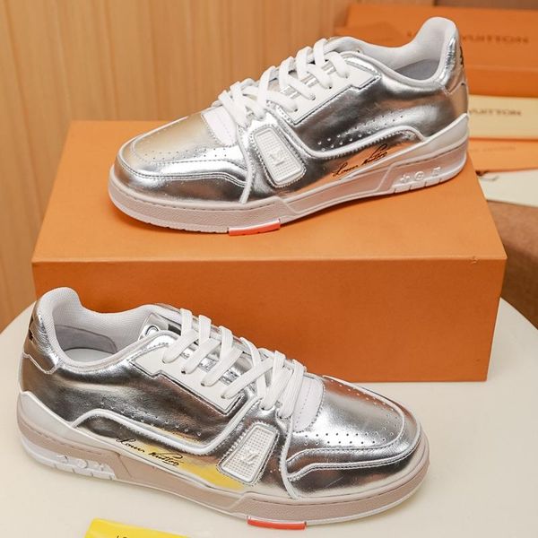 

2020 b9 mens classic casual shoes leather lace-up fashion luxury designer shoes handsome mens sneakers original box, Black