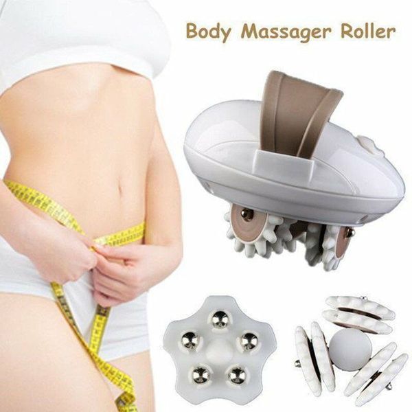 3D Massageador Rosto Elétrico Anti-Celulite Full Body Roller Shaping Massager Handheld Back Macty Dor Socorro Device Dispositivo Peso Fat Loos