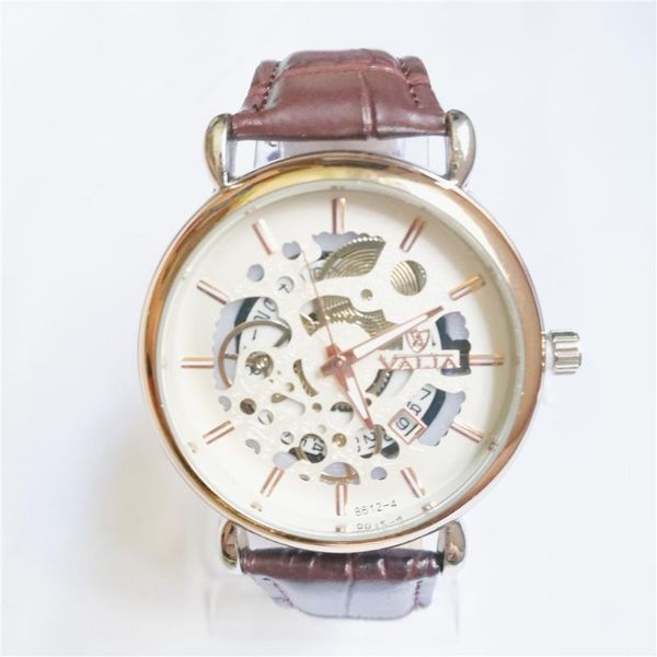 

brand quartz watches men women dress hollow dragon and phoenix lover watches christmas gift relogio masculino hombre, Slivery;brown