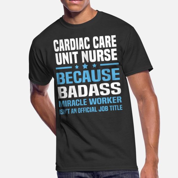 

cardiac care unit nurse t shirt men design tee shirt s-xxxl costume gift comfortable summer letters shirt