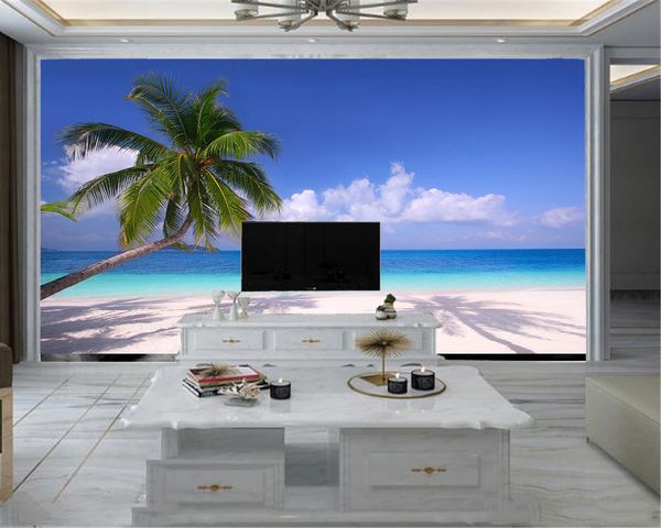 

3d bedroom wallpaper romantic landscape 3d mural wallpaper coconut romantic sea view custom 3d p wallpaper home decor