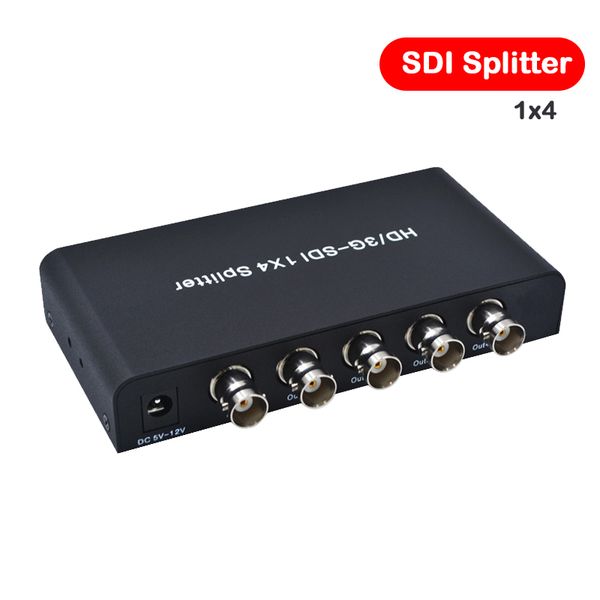 

sdi splitter 1x4 hd/3g-sdi sdi matrix extender synchronous separation supports sd/hd/3g-sdi 1080p for display