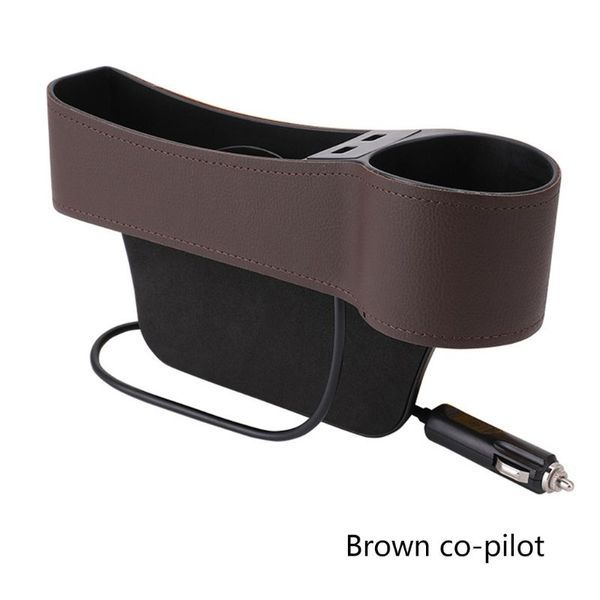 

universal car seat ga p filler console side pocket storage box dual usb charger y98c