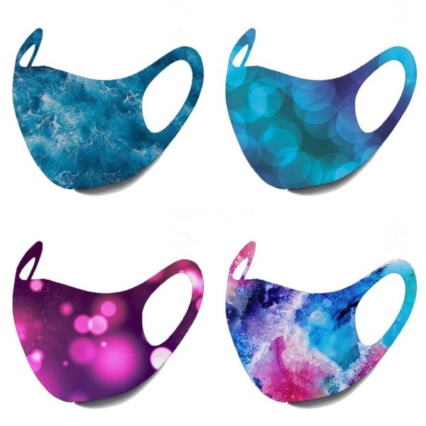 

activated carbon dust-proof cycling face mask anti-pollution outdoor bicycletraining mask mesh breathable printed masks#742