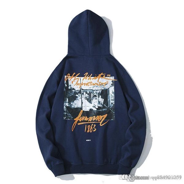 

2019 new fashion hoodies sweatshirt mens designer hoodie zipper printed streetwear loose pullover hooded hip hop plus size m-2xl, Black