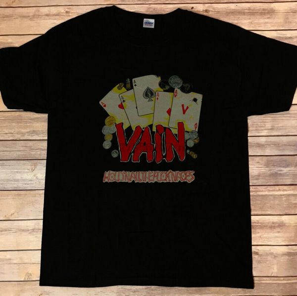 

new vintage 80s 1989 vain no respect uk tour size s - 5xl