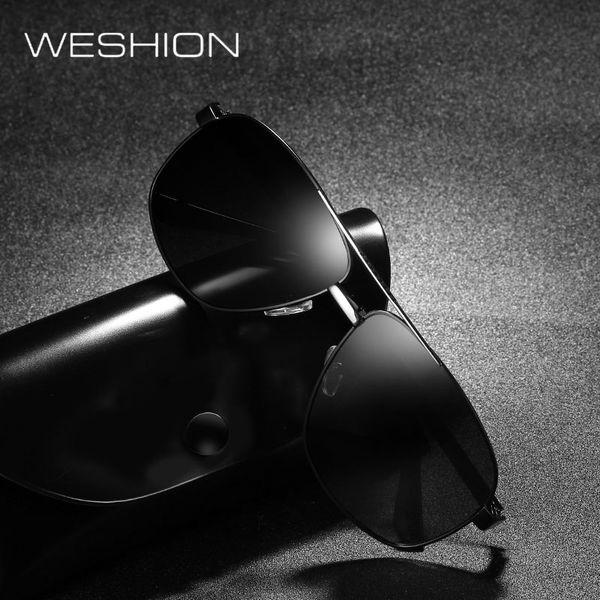 

retro sunglasses men polarized oversized sun glasses women/men driving shades masculino with case uv400, White;black