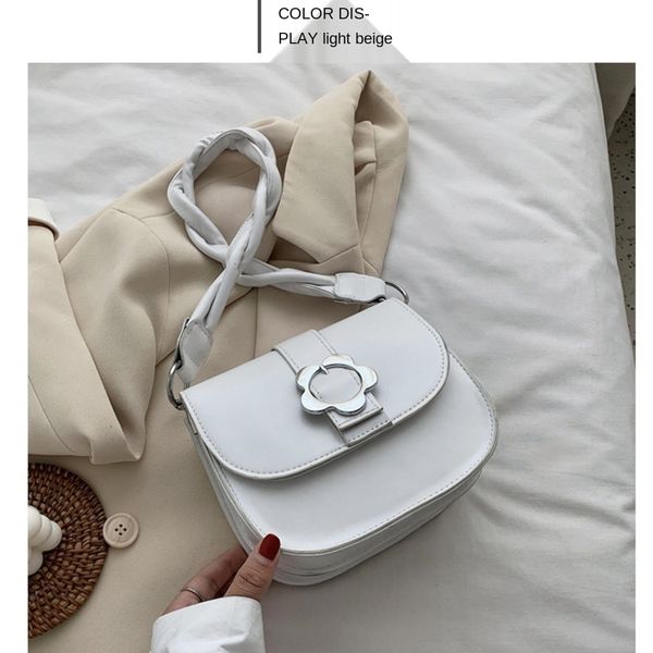 

french niche popular western style small for women 2020 new korean style all-match bagsmall bag saddle bagshoulder crossbody fashionable sad