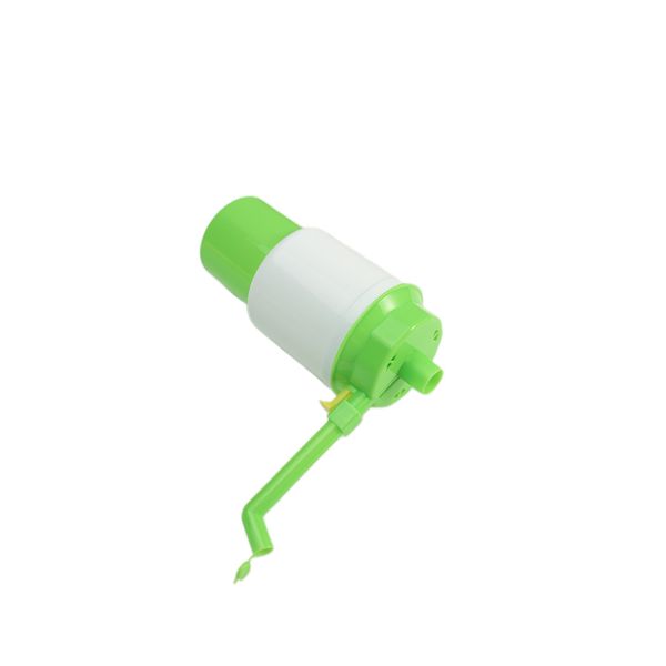

bottled drinking water hand press manual pump dispenser green
