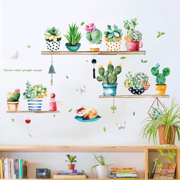 

гостиная таблички стены наклейки завод бонсай влагостойкий кухня home decor