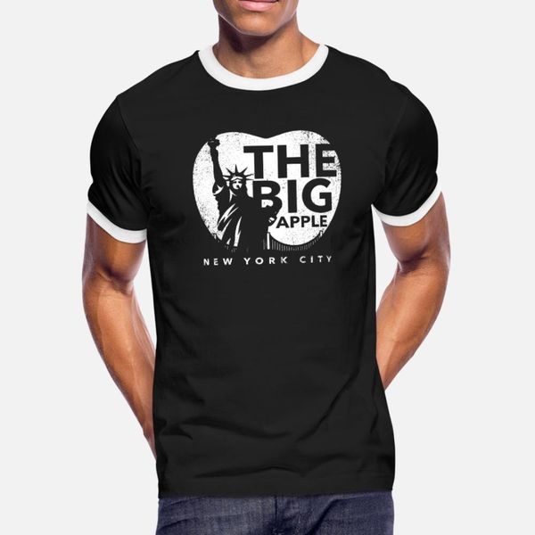 

new york t shirt men fitness cotton o neck costume fitness basic spring letter shirt