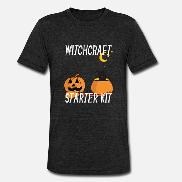 

witchcraft starter kit cat witch funny design for t shirt men customize short sleeve s-3xl trend interesting authentic summer style shirt