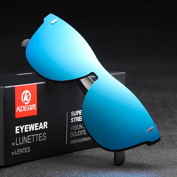 

kdeam shades for women sunglasses polarized tr90 frame driving sun glasses woman designer red blue purple 2020, White;black