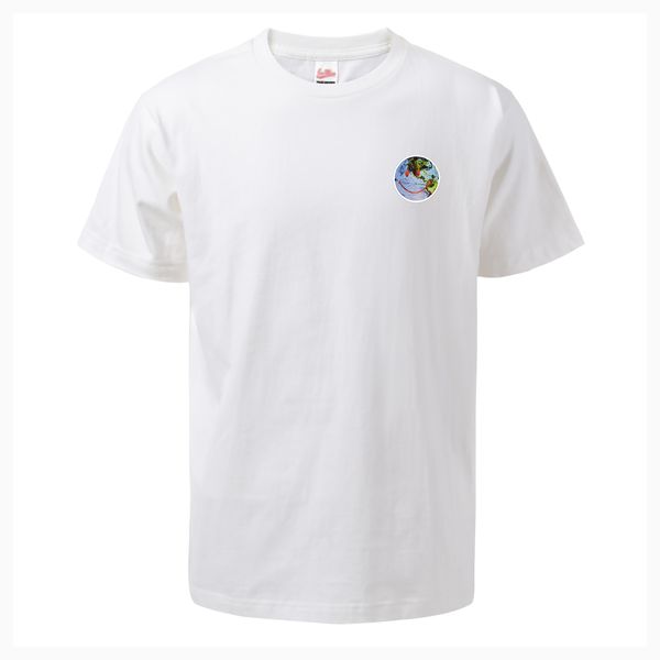 

summer new t shirt for men earth smile environmental protection mens short sleeve t casual fashion tees cotton o-neck shirt