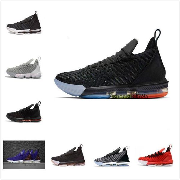 

xvi 16s basketball shoes king court purple 1 thru 5 multi-color king oreo i promise lakers 16 mens designer trainers sports shoes 7-12, Black