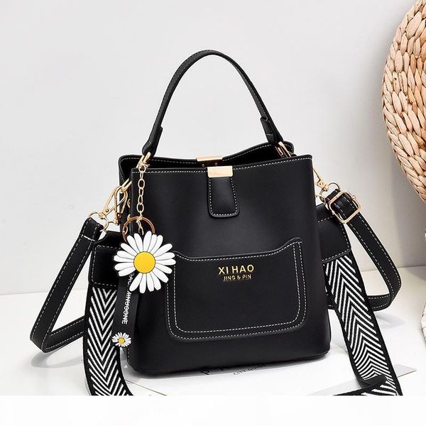 

pink sugao tote bag shoulder bag women pu leather designer handbags bucket bag crossbody girl purse 2020 new styles 6 color