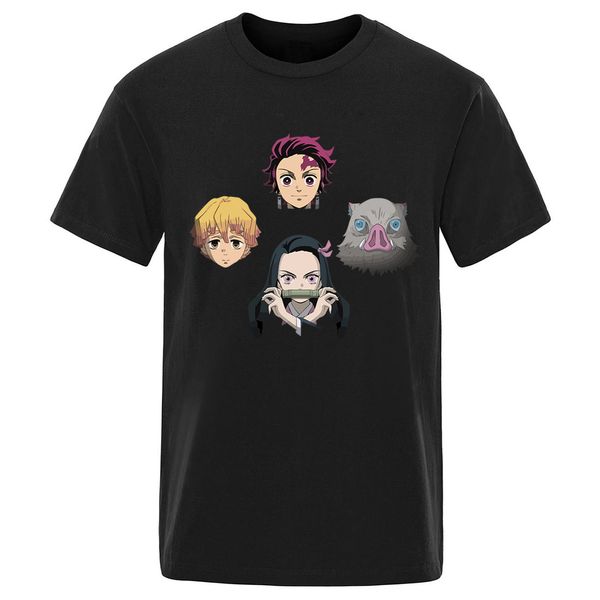 

anime ghost blade 100% cotton t-shirt for man short sleeve streetwear tees retro leisure 2020 ropa de hombre