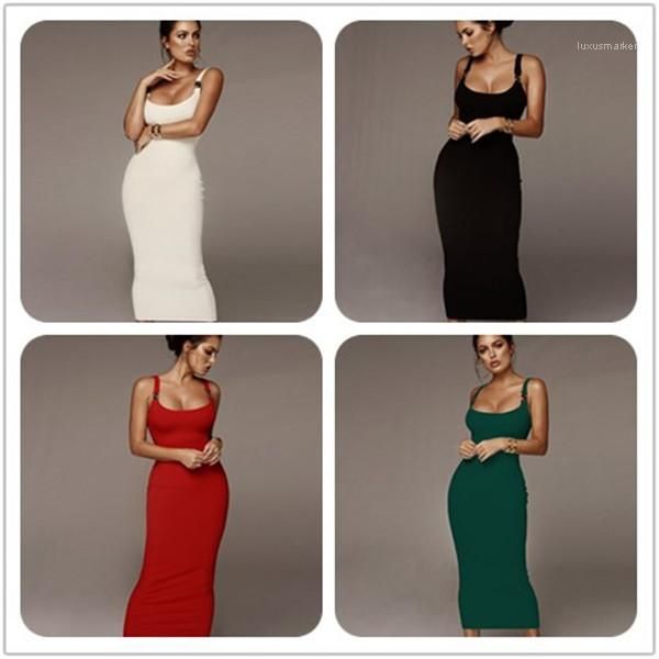 

clothes solid color spaghetti strap vestidoes dresses women luxury bodycon dress female designer, Black;gray