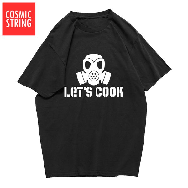 

cosmic string 100% cotton casual let's cook men t shirt short sleeve breaking bad tshirt summer t-shirt tee shirts male