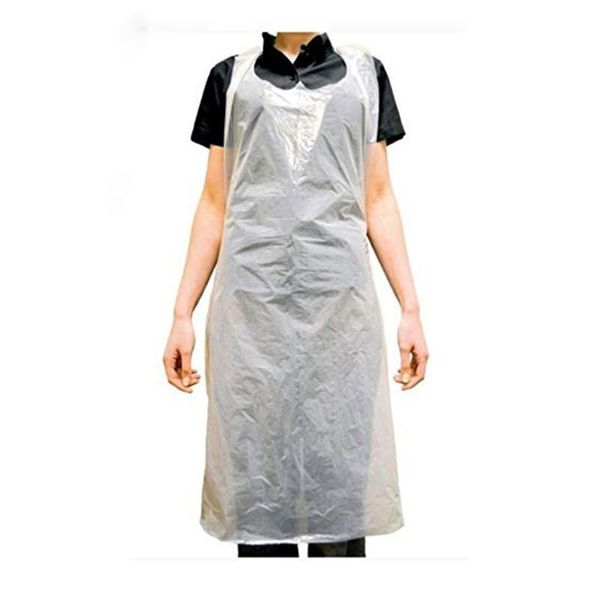 

aprons 50pcs thicken disposable apron adults pe for cooking sanitary cleaning suitable baking party d1