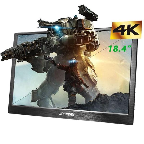 

new 18.4" 4k portable monitor fhd 3840 x 2160 ips lcd monitor pc usb-c hdmi input gaming for raspberry pi ps3 ps4 xbox