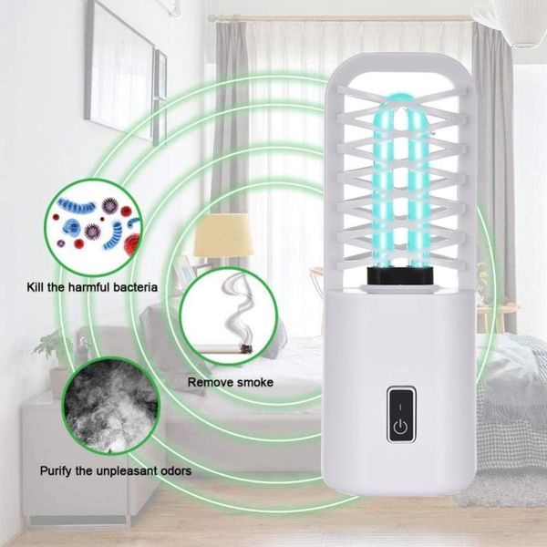 

uv light led portable handheld bulb disinfection lamp uvc sterilizer mobile ultraviolet germicidal light for car office household