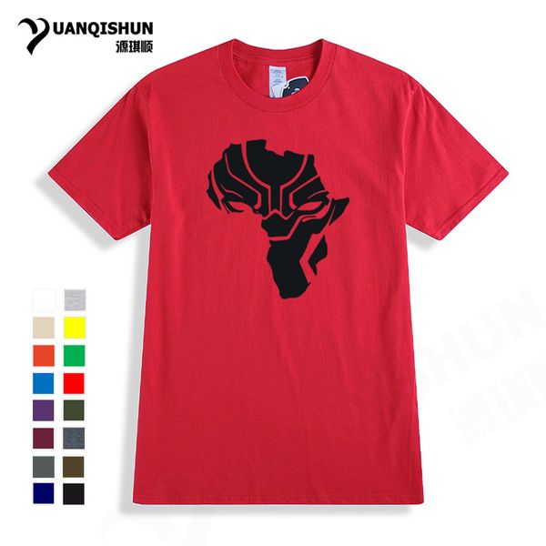 

boutique 16 colors t-shirt black panther print t shirt fashion short sleeve t-shirt o-neck cotton tee clothes