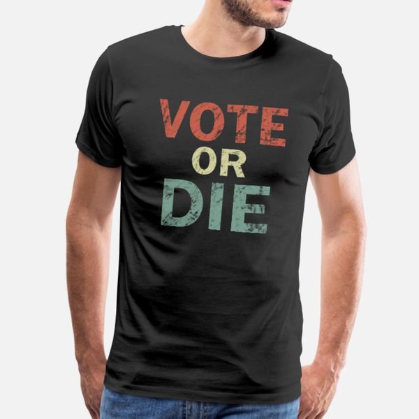 

vote or die register to vote 2020 presidents t shirt men fitness short sleeve crew neck basic solid fitness basic summer style natural