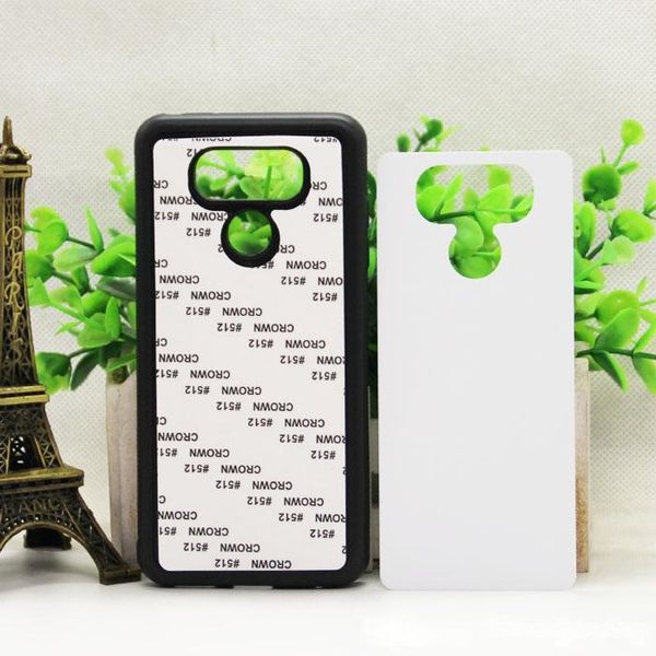 

rubber tpu diy sublimation case with aluminium metal sheet for lg g6 g5 v20 v30 for motorola g4 g5 g6 100pcs