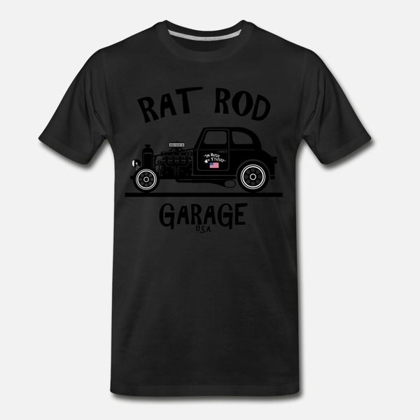 

rat rod garage usa t shirt men custom tee shirt plus size 3xl leisure famous new fashion summer cool shirt
