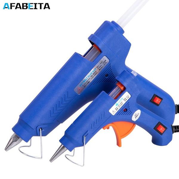 

20w/100w melt glue gun industrial mini guns thermo electric heat temperature repair tool diy high temp heater melt glue
