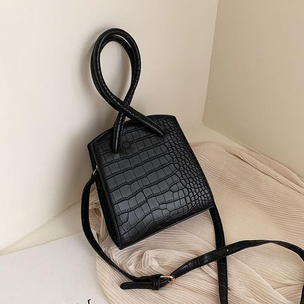 

retro alligator pattern female handbags and purses new quality pu leather women shoulder messenger bags small ladies' tote bags