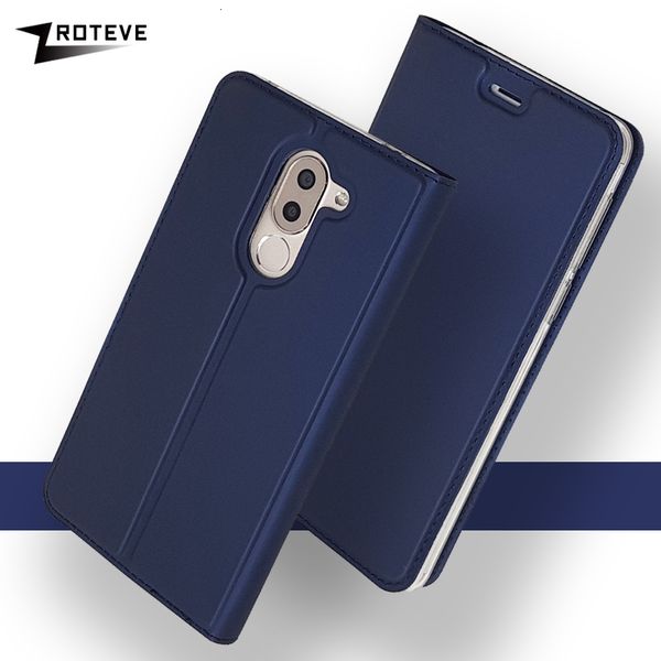

honor 6x case zroteve wallet leather cases for huawei honor 6x coque flip leather cover for huawei gr5 mate 9 lite cases, Silver