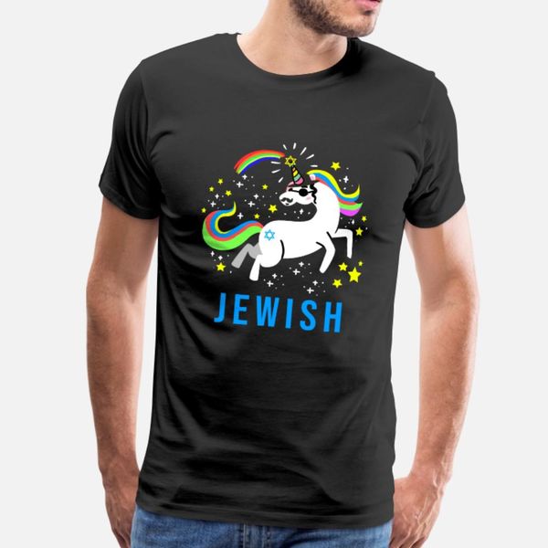 

jewish jew jewnicorn unicorn judaism hebrew israel t shirt men designing cotton plus size 3xl original fit new fashion summer original