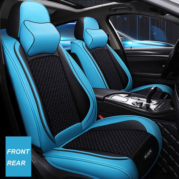 

ice silk leather black red blue car seat cover for haval h6 f7 h2 h9 accessories seat covers