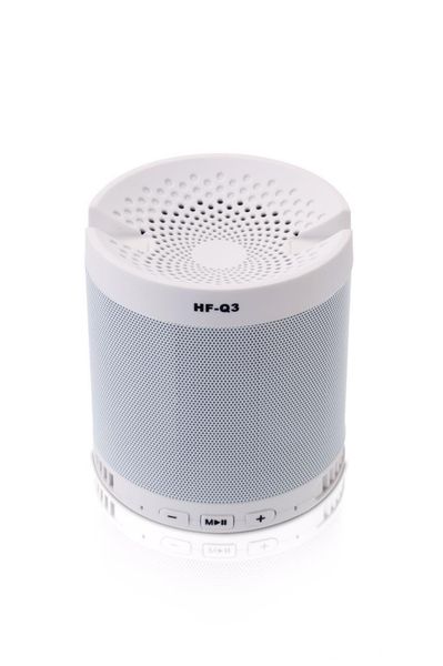 

hf-q3 multifunction mini bluetooth speakers with cell phone holders subwoofers with mic support fm radio tf card speakers