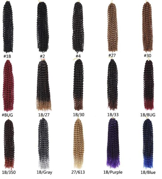 

22 pieces of chemical fiber crochet hair there are plenty of goods in some colors, Black