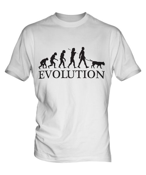 

print t shirts men bulldogge evolution of man herren t-shirt oberteil hundenliebhaber 100% cotton brand new t-shirts