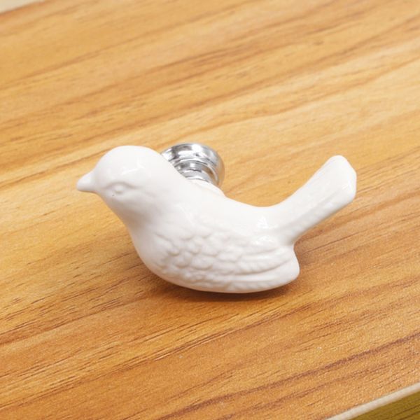 

cute birds ceramic knobs dresser knob drawer pulls handles cupboard pulls knob pink green kids cabinet knob furniture home decor