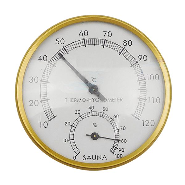 

10cm portable steam bathroom sauna thermometer digital hygrometer 2 in 1 tub